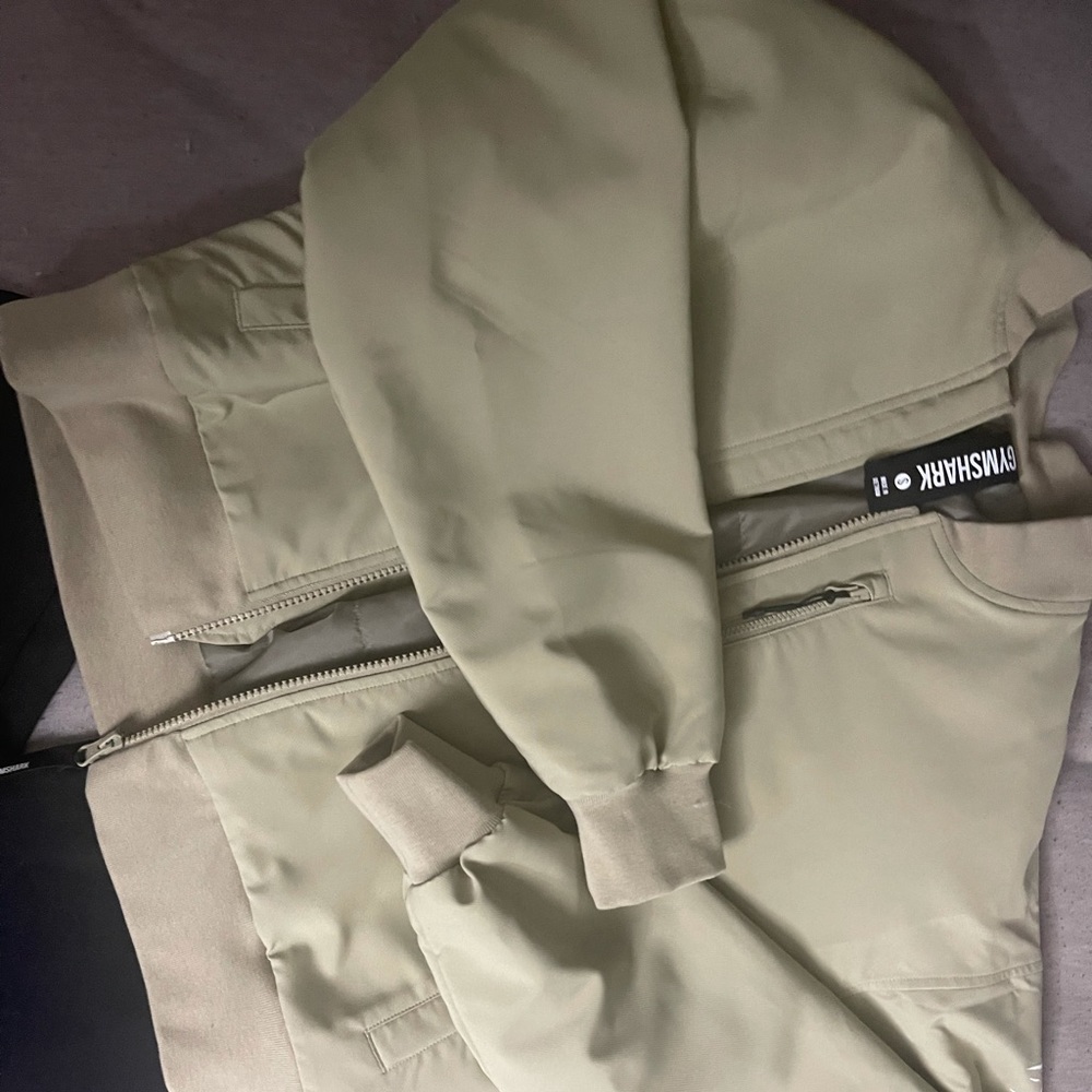 Gymshark Utility Jacket in Olive Green